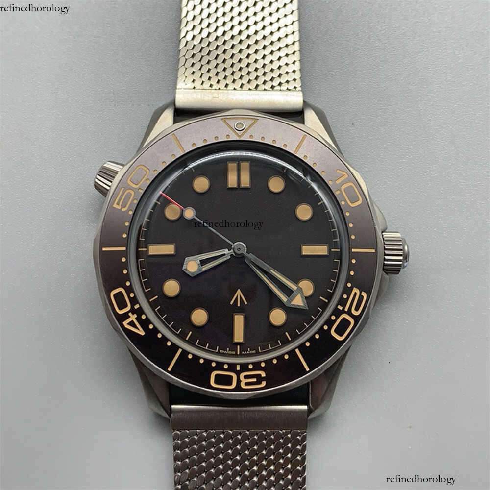 Sea Master 300M Titanium 007 210.90.42.20.01.001 No Time to Die AAAAA 5A Quality 1 SuperClone VSf Factory Watches 42mm Mens Automatic Mechanical 8806 Movement Watch