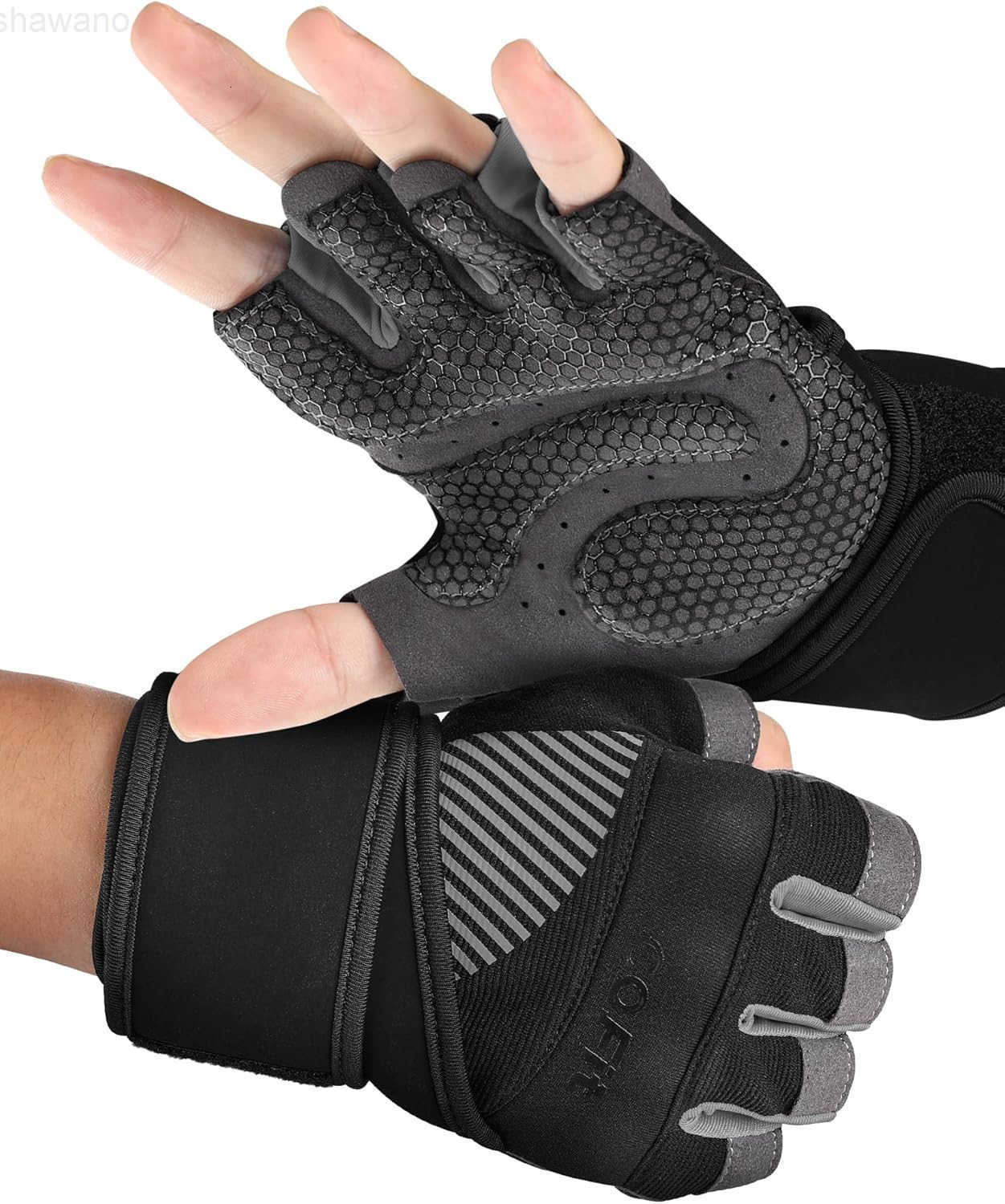 Breathable Workout Gloves Antislip Weight Lifting Gym Gloves for Men Women Superior Grip Palm Protection for Weightlifting Fitness Exercise TrainingW2