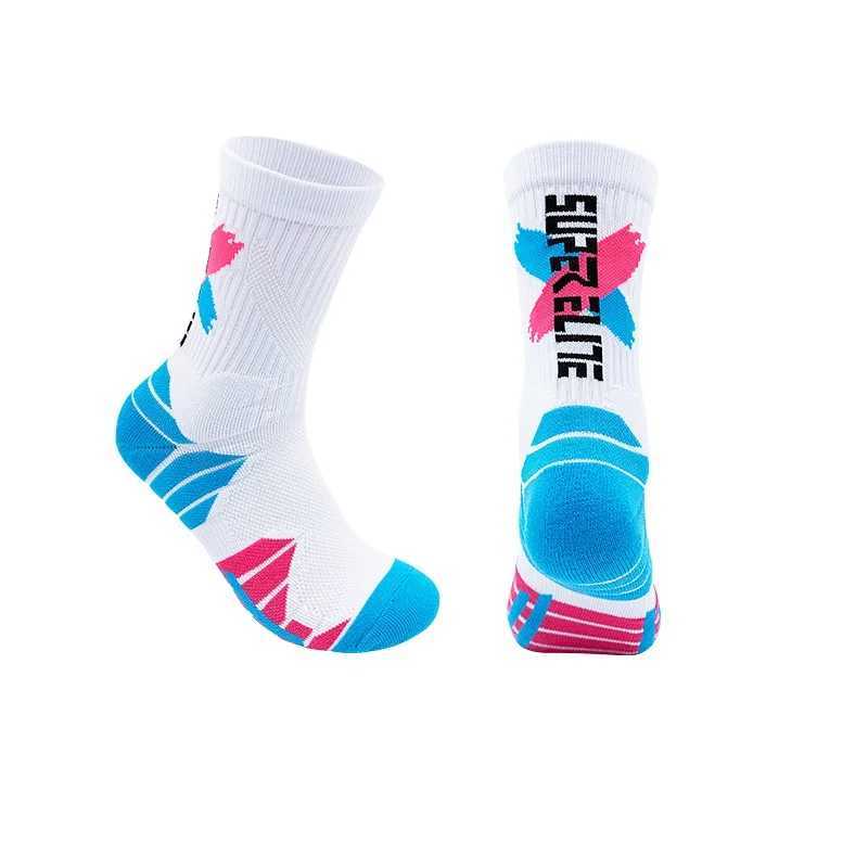 Mens High Tube Professional Practical Basketball Socks Contrast towel bottom thickened shock absorption Women football Socks D250911