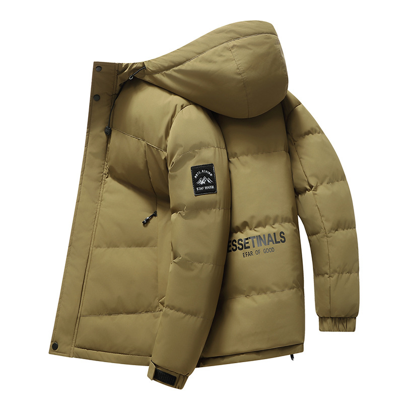 Free shipping designer hot selling high-quality winter new hooded cotton jacket mens fashionable thick down cotton jackets