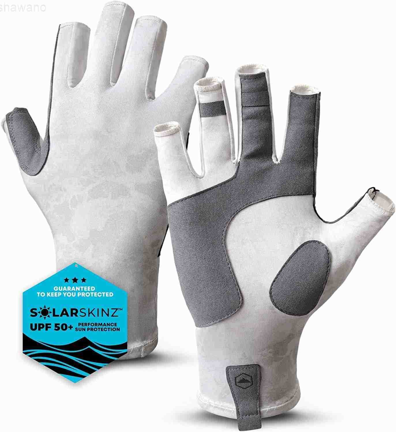 Outdoors UV Fishing Gloves Fingerless Kayaking Sailing UPF 50 Sun ProtectionW250911