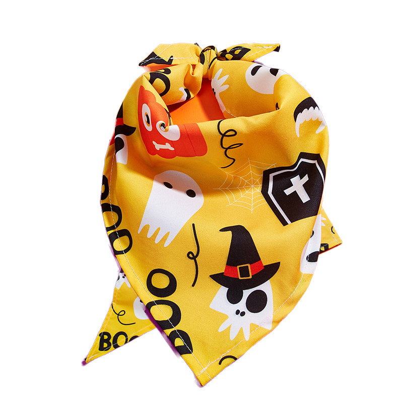 Halloween Themed Halloween Dog Costume Accessory Spooky Pet Bib