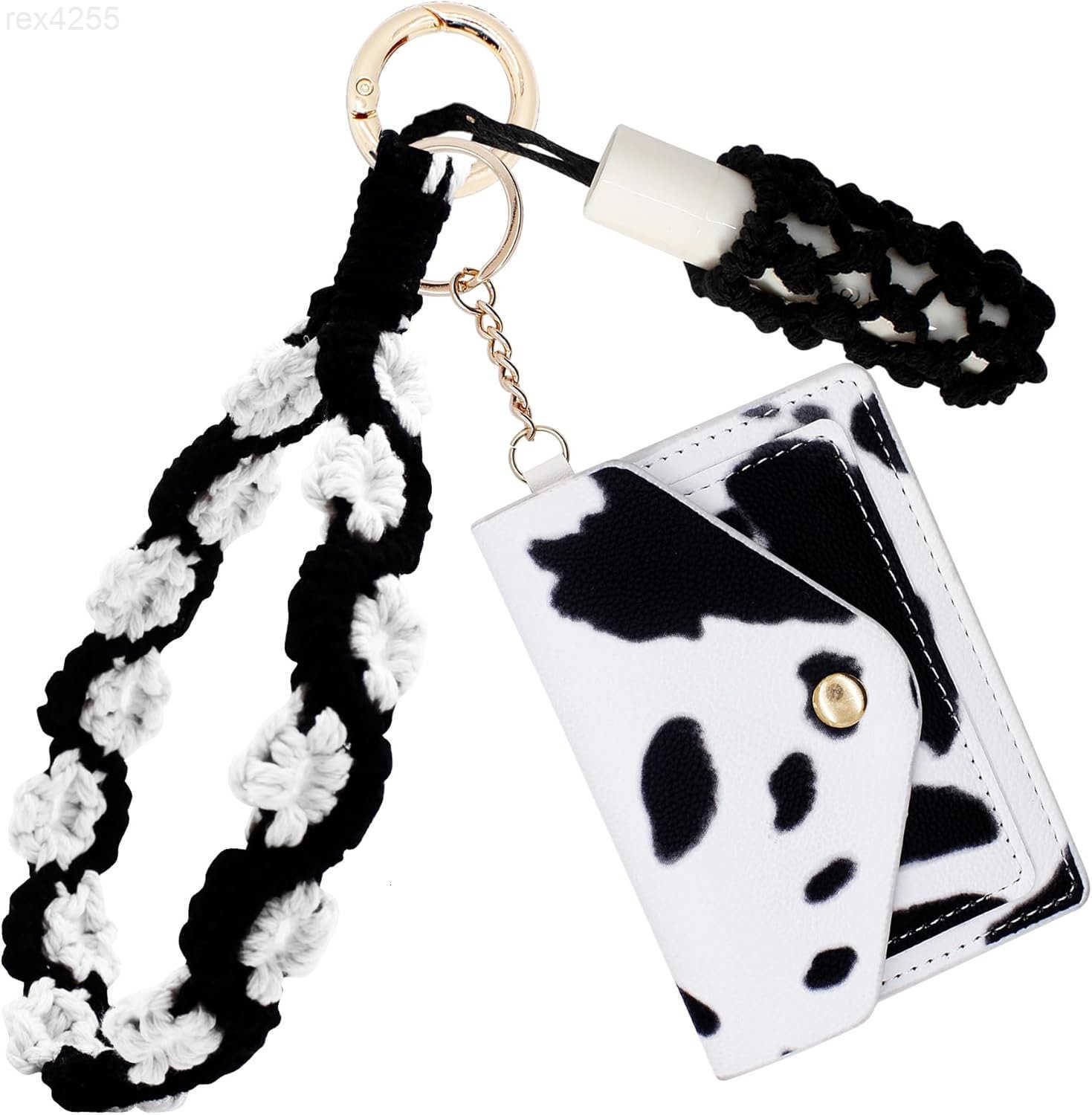 Wristlet Keychain Wallet Lipstick Holder Handmade Wristband BraceletW250911