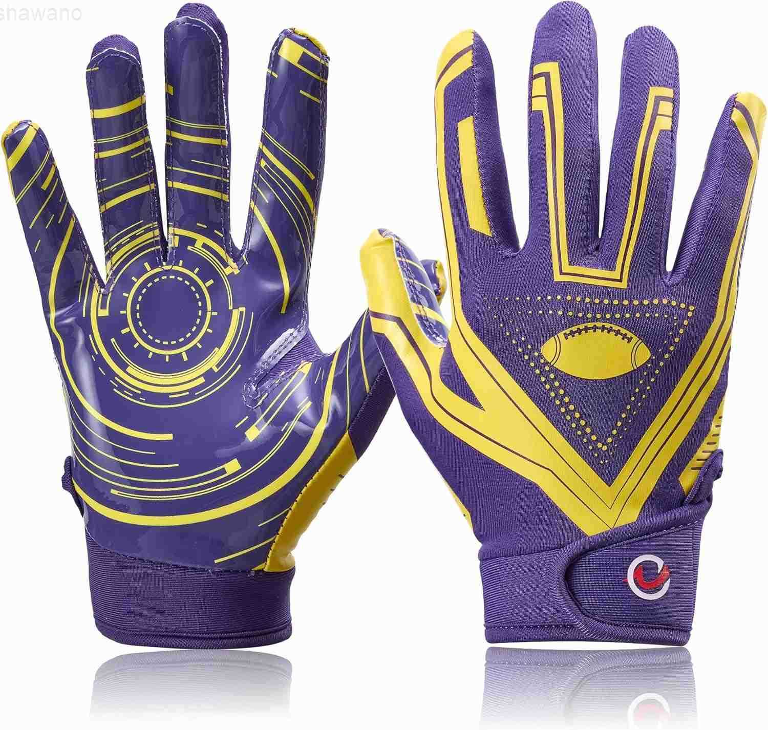 Football Gloves UltraSticky Receiver Gloves for Kids for BoysGirlsW250911