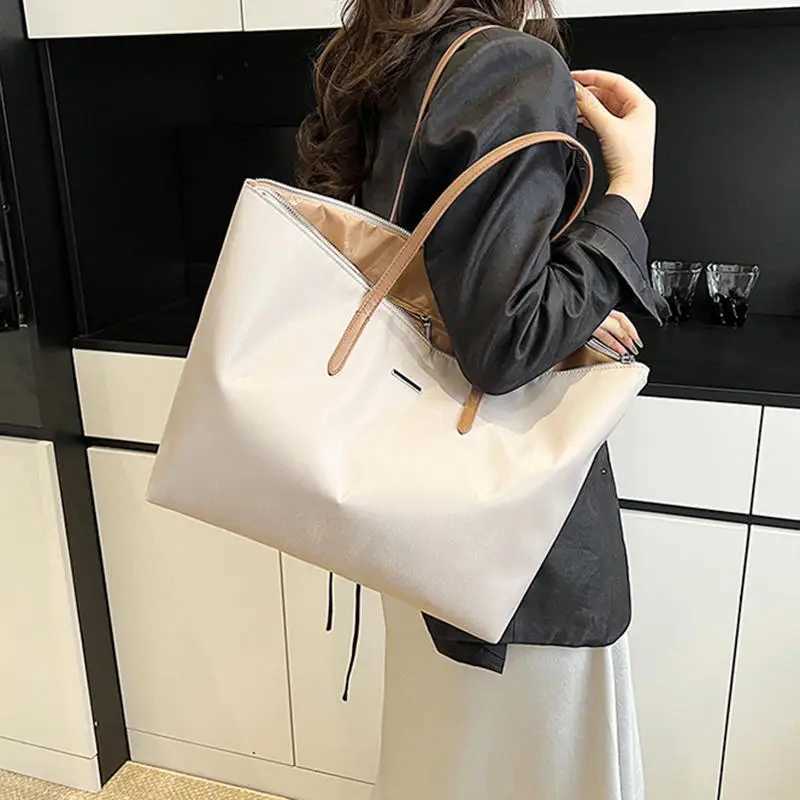 Underarm Bag Women Casual Shopping Tote Large Capacity Nylon Shoulder Bags Versatile HighGrade Shoulder Commuter Bag Z250911