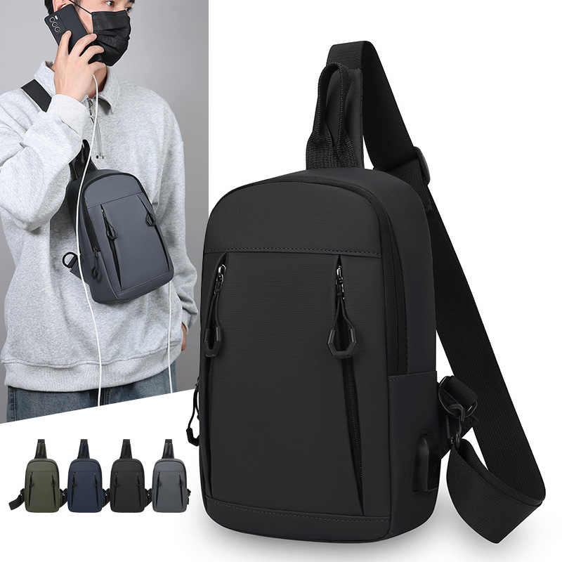 Chest Bag New Luxury Bag Simple Shoulder Bag Free Shipping Trendy Casual Lightweight Business Men S Designer Bag Bag Fashionable Commuting Crossbody B