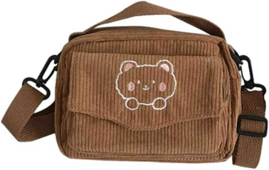 Purse Crossbody Bag and Wallet Corduroy PurseW250911
