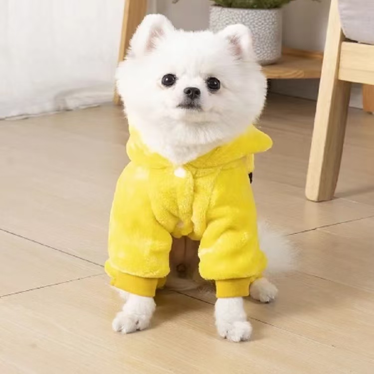 T1183 Dog clothes dinosaur costume warm pet French bulldog Teddy cute four-legged clothes cat small dog clothes transformation costume