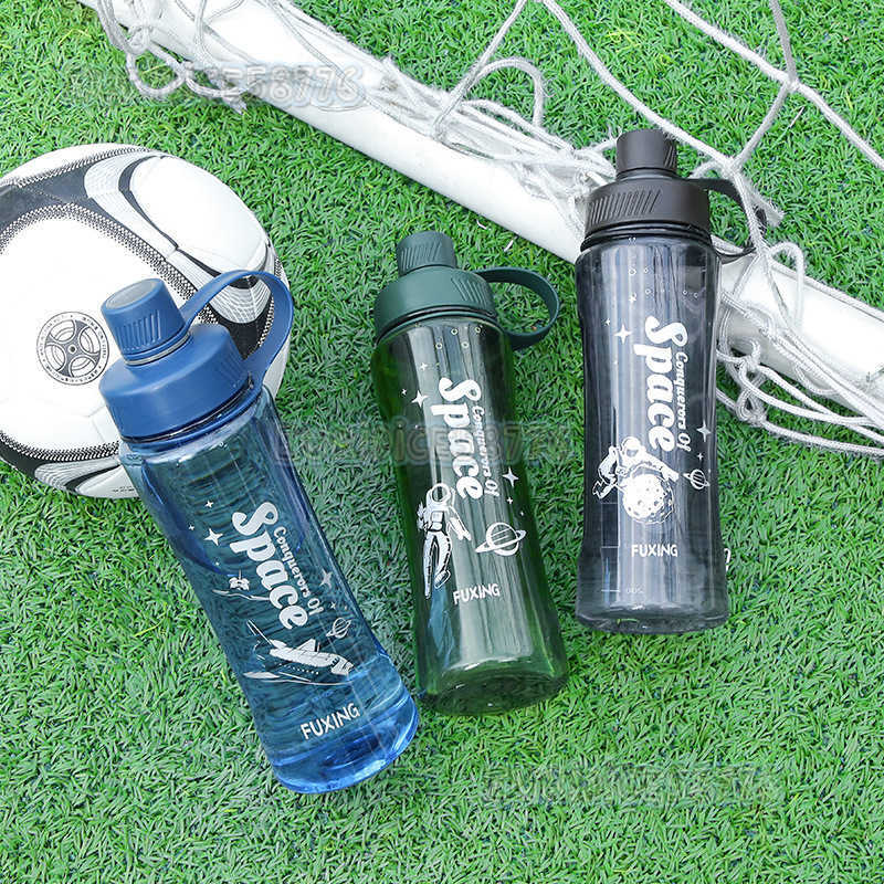 Sports Water Cup Outdoor Large Capacity Direct Drinking Summer Mens and Womens High Temperature Resistant Space Anti Drop Leak Proof Plastic H250911