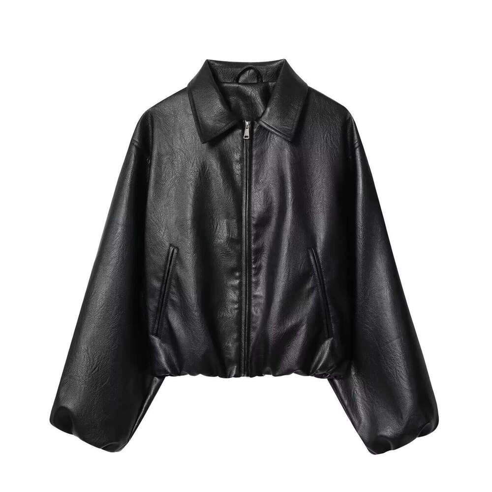 - Fall Arrival Women's Fashion Faux Leather Pilot Jacket New Arrivals