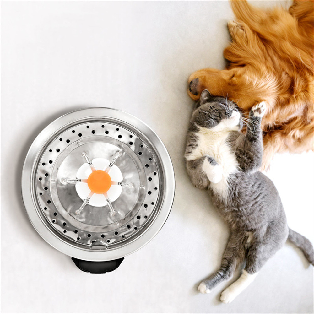 High Quality Cat Water Dispenser Stainless Steel Water Fountain Cat Pet Drinking