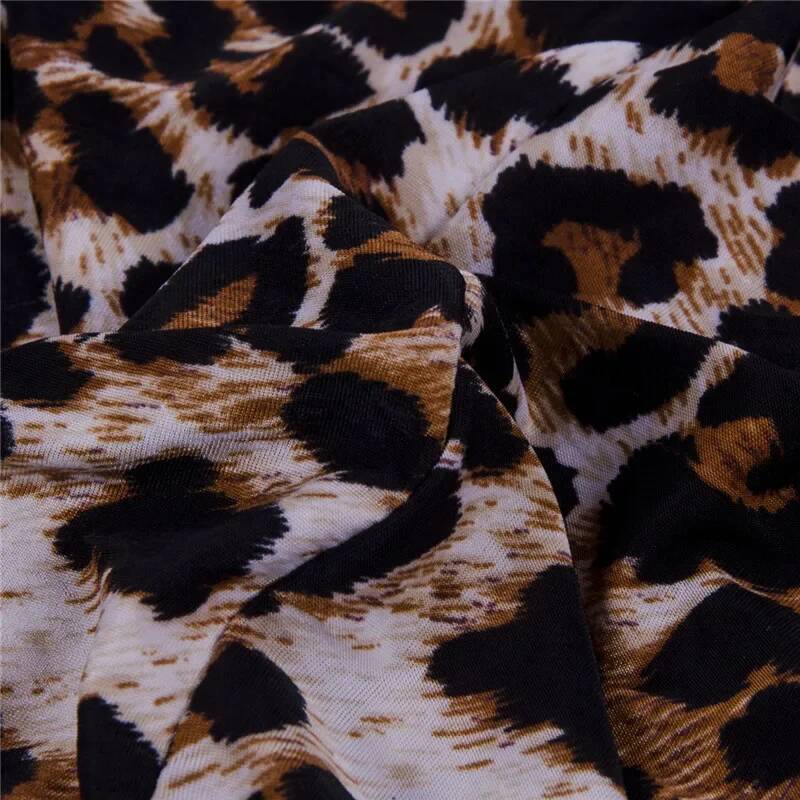 Leopard Printing High Waist Sexy Pencil Bodycon Pack Hip Mini Skirt For Women dongdumaoyi
