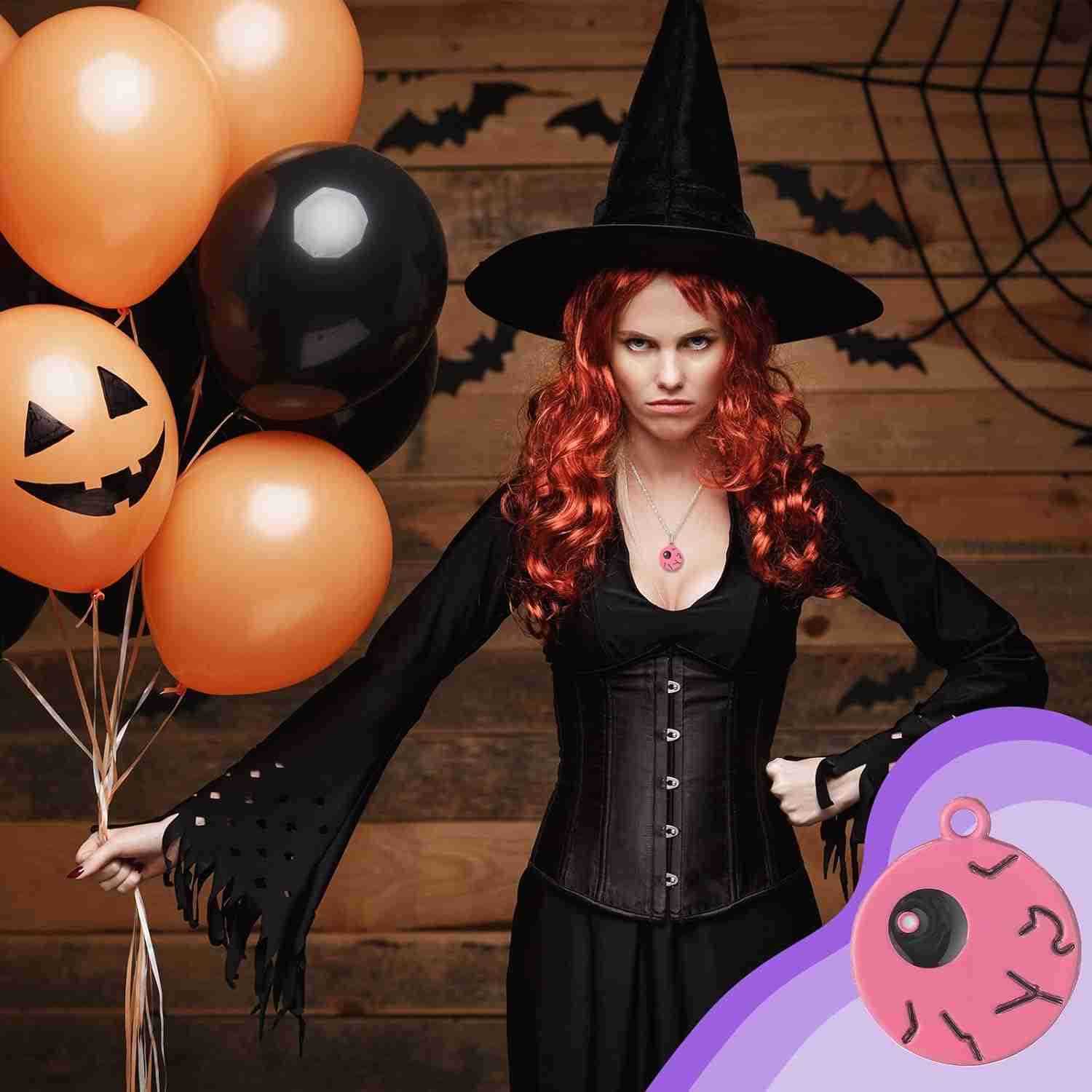 150 Pcs Pink Halloween Charms Bulk for Jewelry Making Halloween Alloy Assorted Pendant Charms for Jewelry Making Earring Necklace DIY CraftW250911