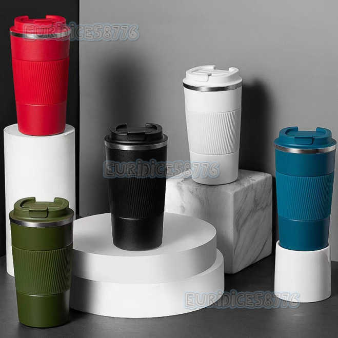 304 Stainless Steel Leather Cover Coffee Cup Car Business Cover Gift Cup Thermos Cup Engraved H250911