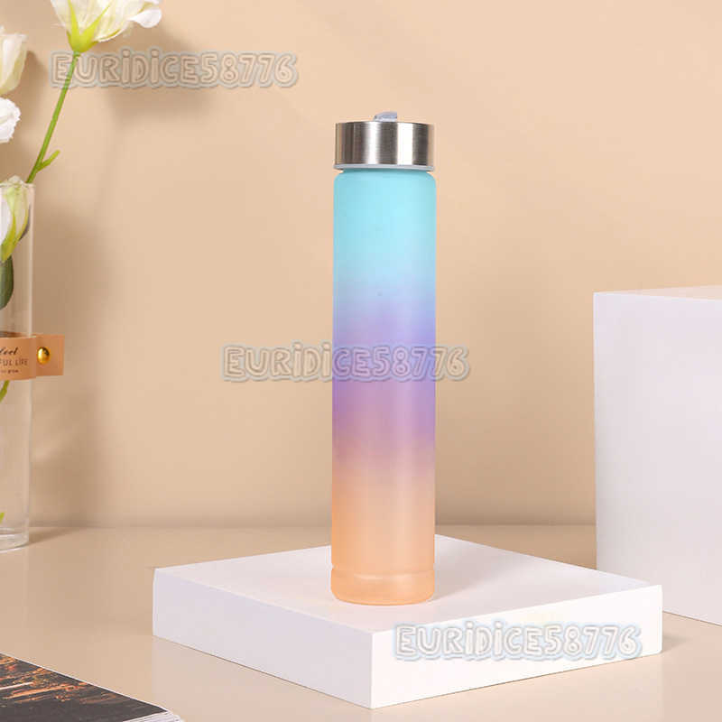 Sports Water Bottle Summer Large Capacity Cup for Men and Women Students Outdoor Portable Celebrity Style Water Bottle H250911