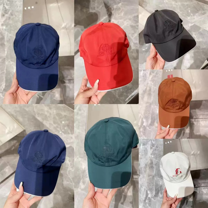 Ball designer Mens Womens Caps Fashion Baseball Cap loro cotton piana cashmere fitted autumn snapback embroidery beach hats