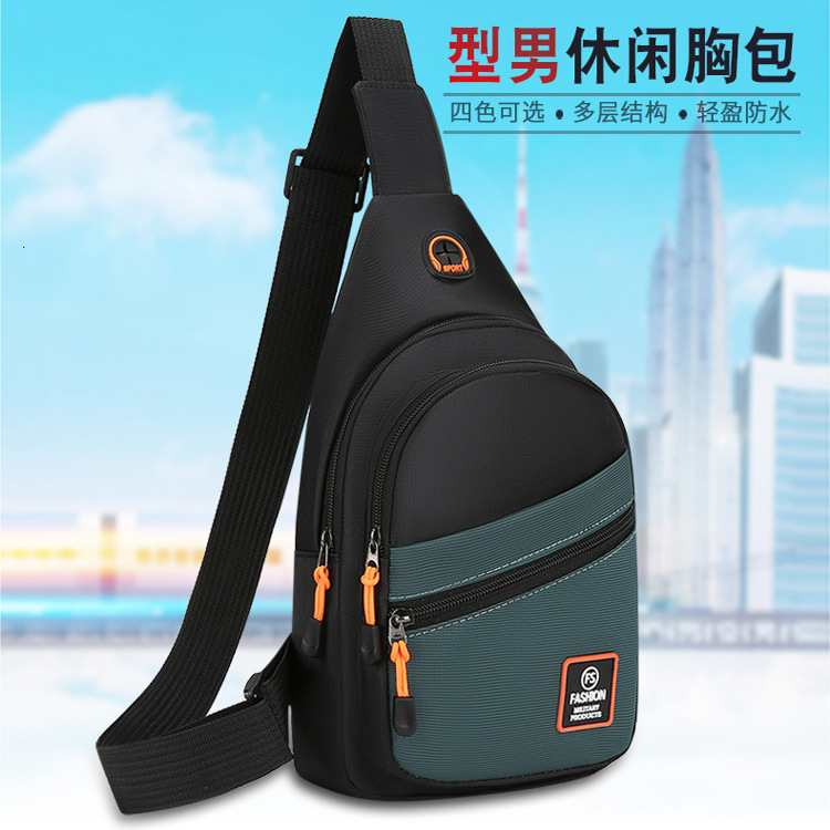 New Chest Bag Luxury Free Shipping Bag Men S Single Shoulder Portable Crossbody Designer Bag Bag Waterproof Oxford Cloth Chest Sports Casual Backpack 