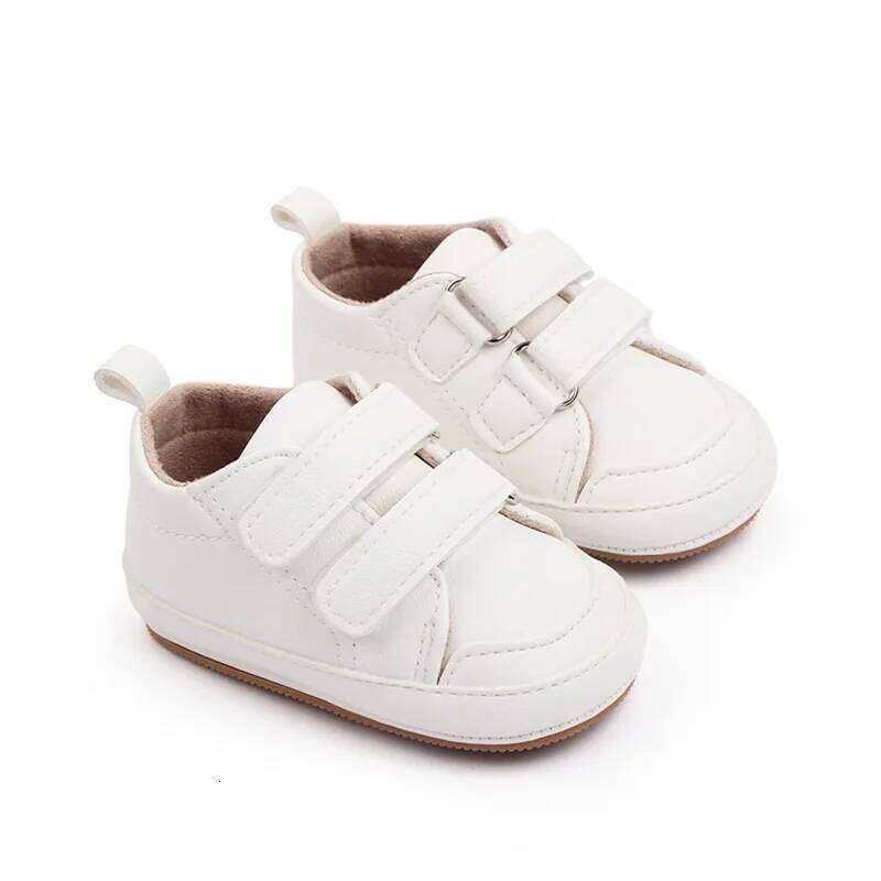 Baby Boys' First Walkers Sneakers - Soft Synthetic & Non-Slip Rubber Sole, Closure, Breathable Fabric Lining for Spring/Fall