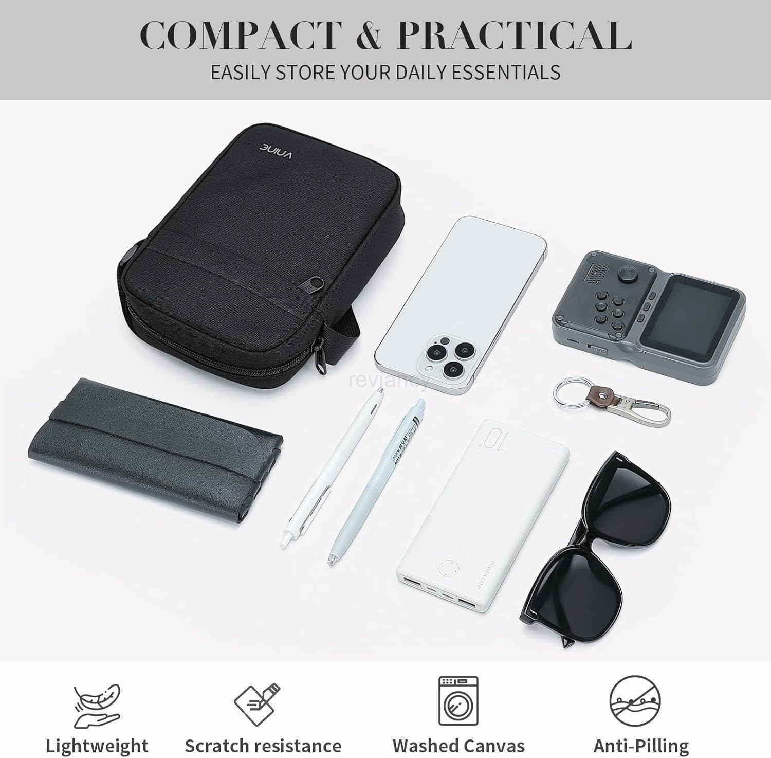 Crossbody Bags for Women MenSmall Sling Bag with Adjustable Strap Compact Messenger BagW250911
