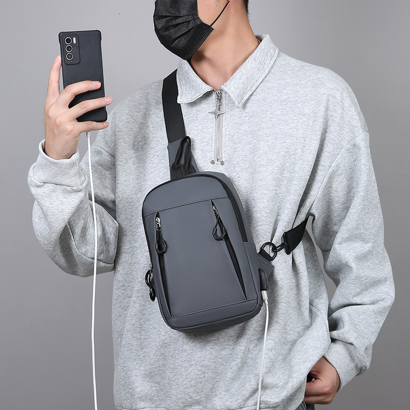 Chest Bag New Luxury Bag Simple Shoulder Bag Free Shipping Trendy Casual Lightweight Business Men S Designer Bag Bag Fashionable Commuting Crossbody B