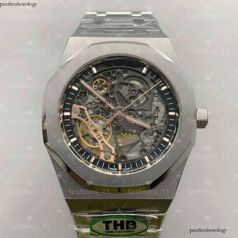 Royal 15407ST.OO.120ST.01 5A Quality to 1 SuperClone THB Factory 41mm Mens Watches Automatic Mechanical 2131 Movement Gift Box Watch