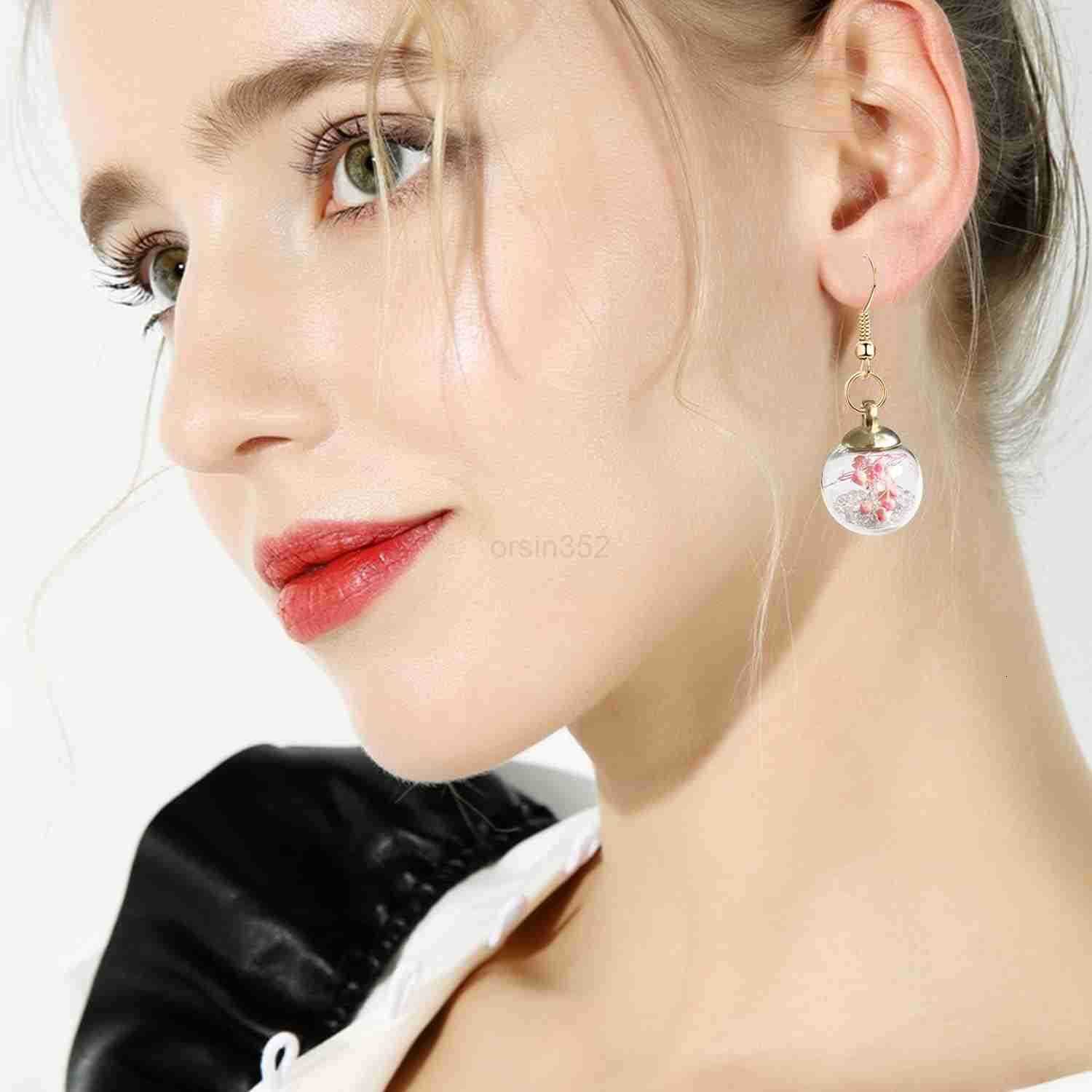 6 Pairs Multicolor Dangle Earrings Set for Women Girls Flower Life of Tree Ball Drop Dangle Earrings in BulkW250911