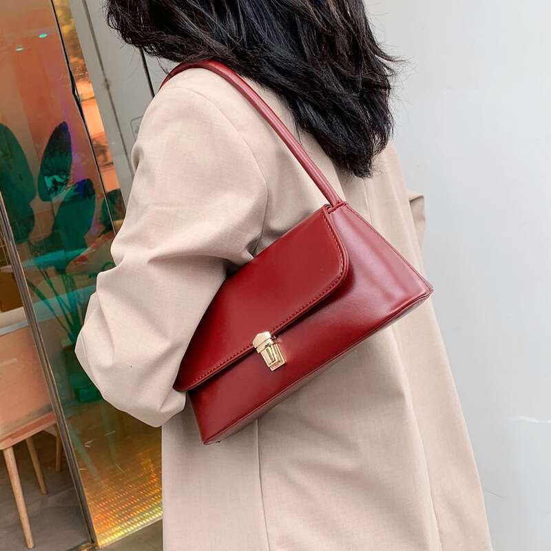 Trendy New Korean Version Versatile Single Shoulder French Stick Women's Bag, Fashionable Handbag, Armpit Bag