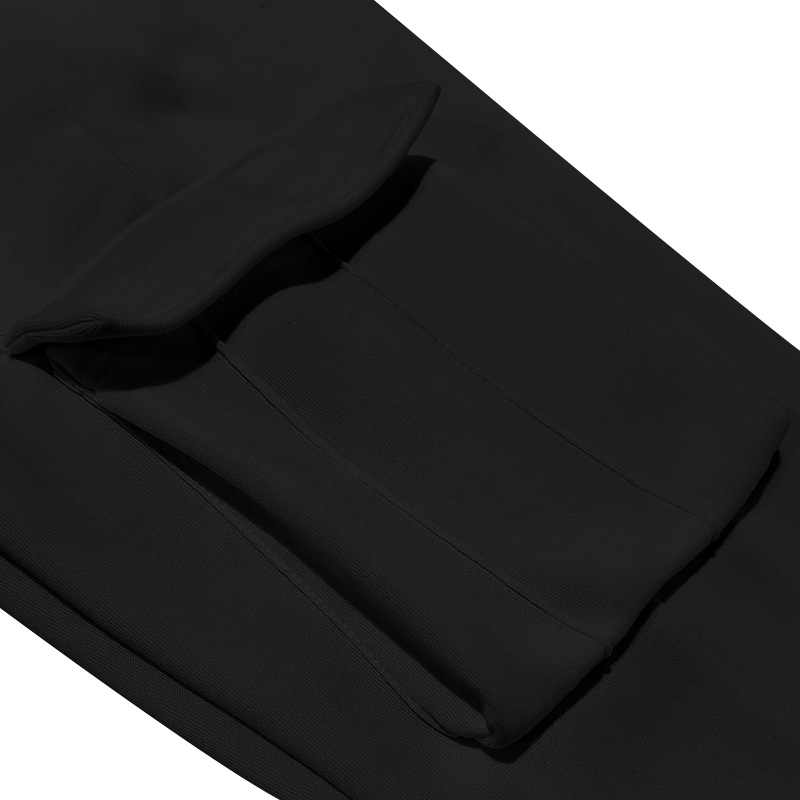 Men's Sports Set Autumn Winter American Style Stand Collar Baseball Jacket with Fleece-Lined Pants Loose Fit Casual Track Suit EU Size: S-3XL