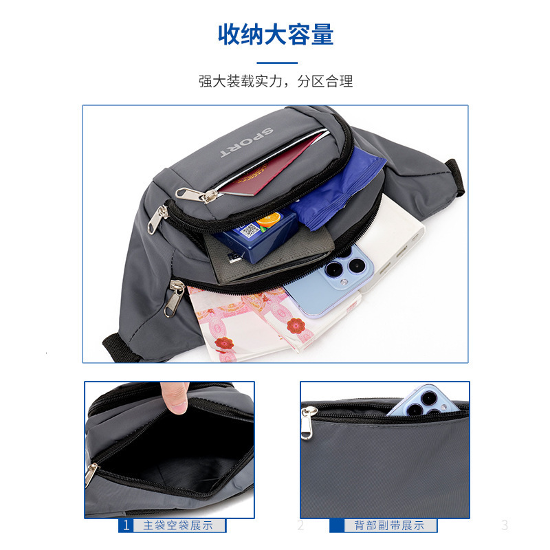 Phone Waist Bag For Men And Designer Bag Women Multi Functional Large Capacity Luxury Bag Waterproof Free Shipping And Wear Resistant For Work Constru