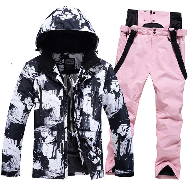 Ski Suits For Couples, Windproof, Waterproof, Warm, Single Double Board Skiing Clothes And Pants