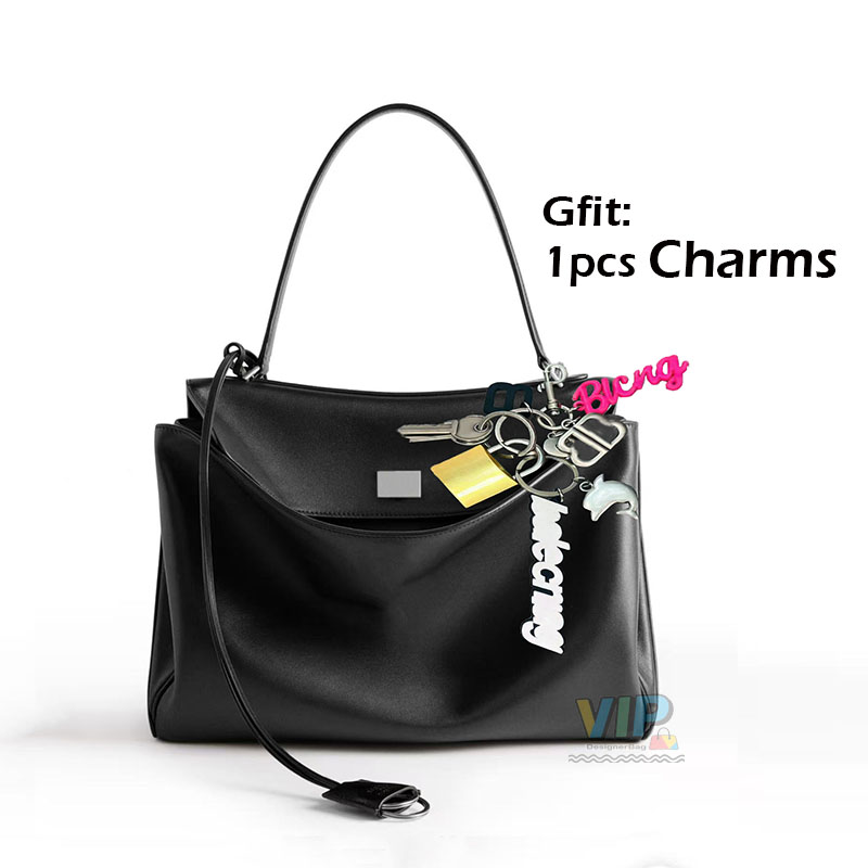 9A Rodeo Charms Tote Bag Drive Shopper Handbag Shoulder Bag Genuine Leather Large capacity Bag Suede calfskin Leather Women Men bag Briefcase