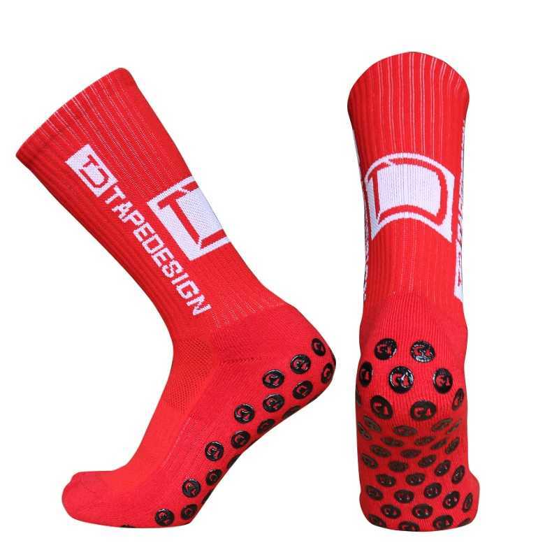 tapedesign football socks Round Silicone Suction Cup Grip Anti Slip Soccer Socks Sports Men Women Baseball Rugby Sock D250911