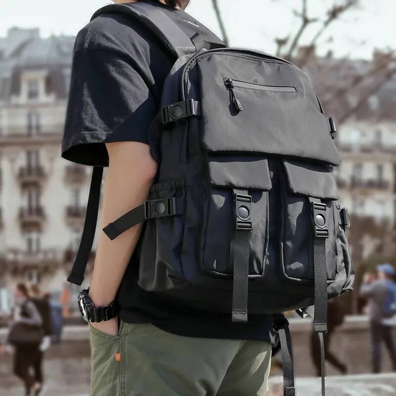 Men's 15.6 inch Laptop Backpack Large Capacity Oxford Durable Mochila for Youth Travel Sports Unisex Fashion College Bags high-quality