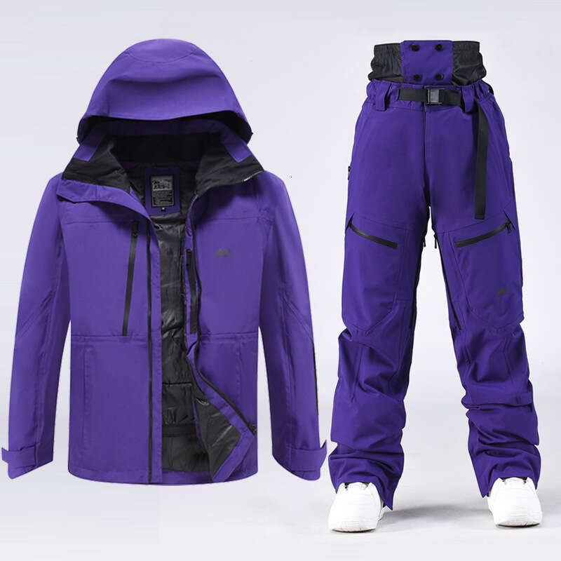Ski Women Men, Single Double Board Skiing Suits Pants For Winter Outdoor Windproof, Waterproof, Warm And Thick New Models