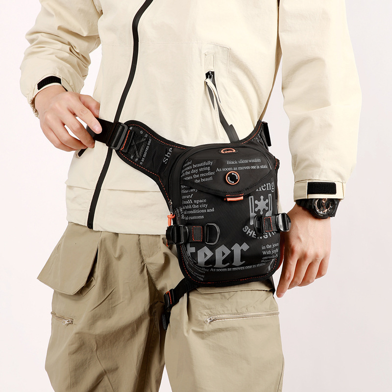 Multifunctional Casual Waist And Leg Luxury Bag Bag New Outdoor Cycling Sports Crossbody Designer Free Shipping Bag Bag Street Fashion Men S Shoulder 