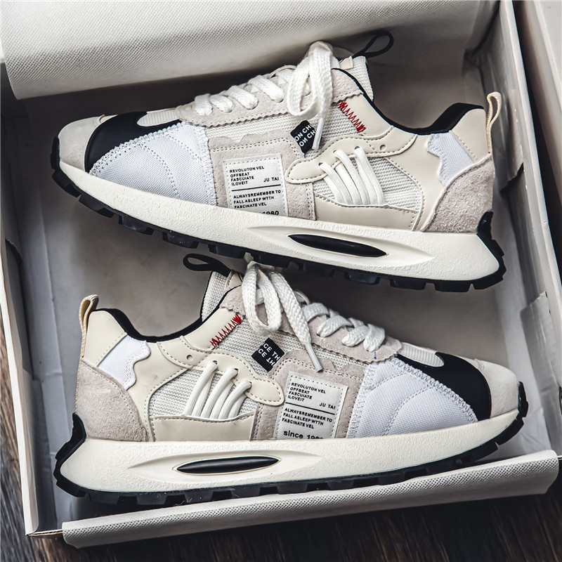 Free shipping designer high quality Autumn new mens thick soled mesh breathable dad shoes Forrest Gump casual running sports shoes travel shoes