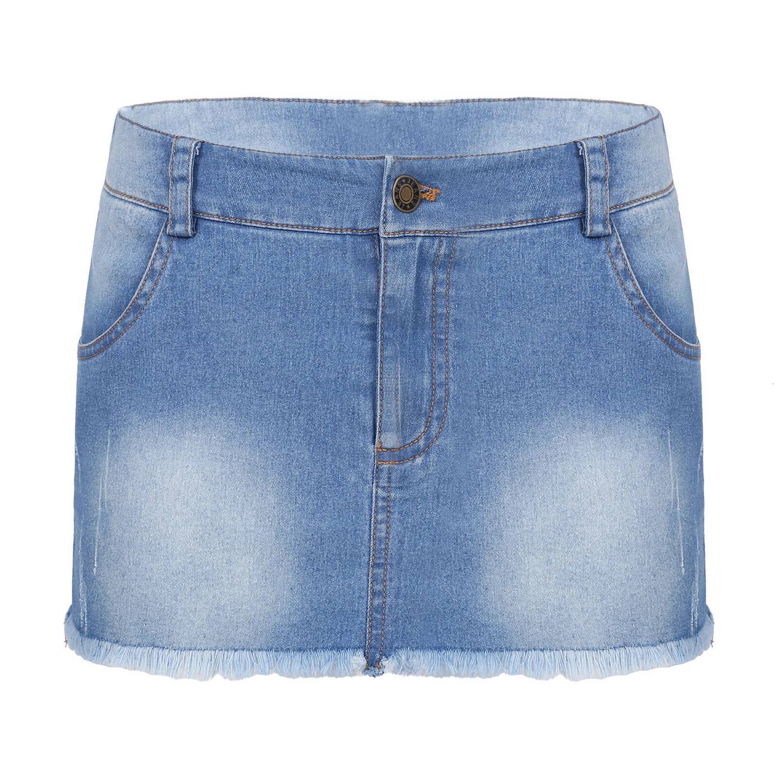 Women's Fashion Y2k Denim Mini Low Rise Sexy Pencil Short Jean Dress 90s Vintage Girls Party Skirt Female Club Streetwear dongdumaoyi