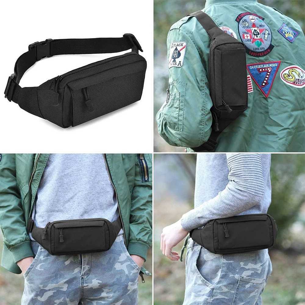 Mens waist bag mobile phone bag multifunctional sports andleisureoutdoor camouflagesingleshouldercrossbody bagchest ADH Z250911