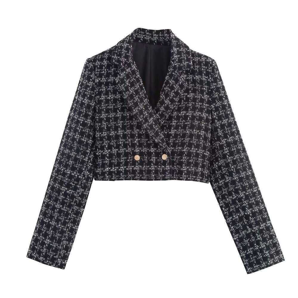 DHEssentials ins2025 New Fashionable Elegant Commuter Tweed Fashion Chanel Style Two-Piece Set