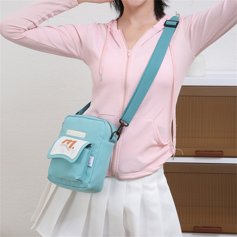 Casual Korean Style Trendy New Luxury Bag Single Shoulder Bag College Style Free Shipping Crossbody Designer Bag Outdoor Travel Backpack