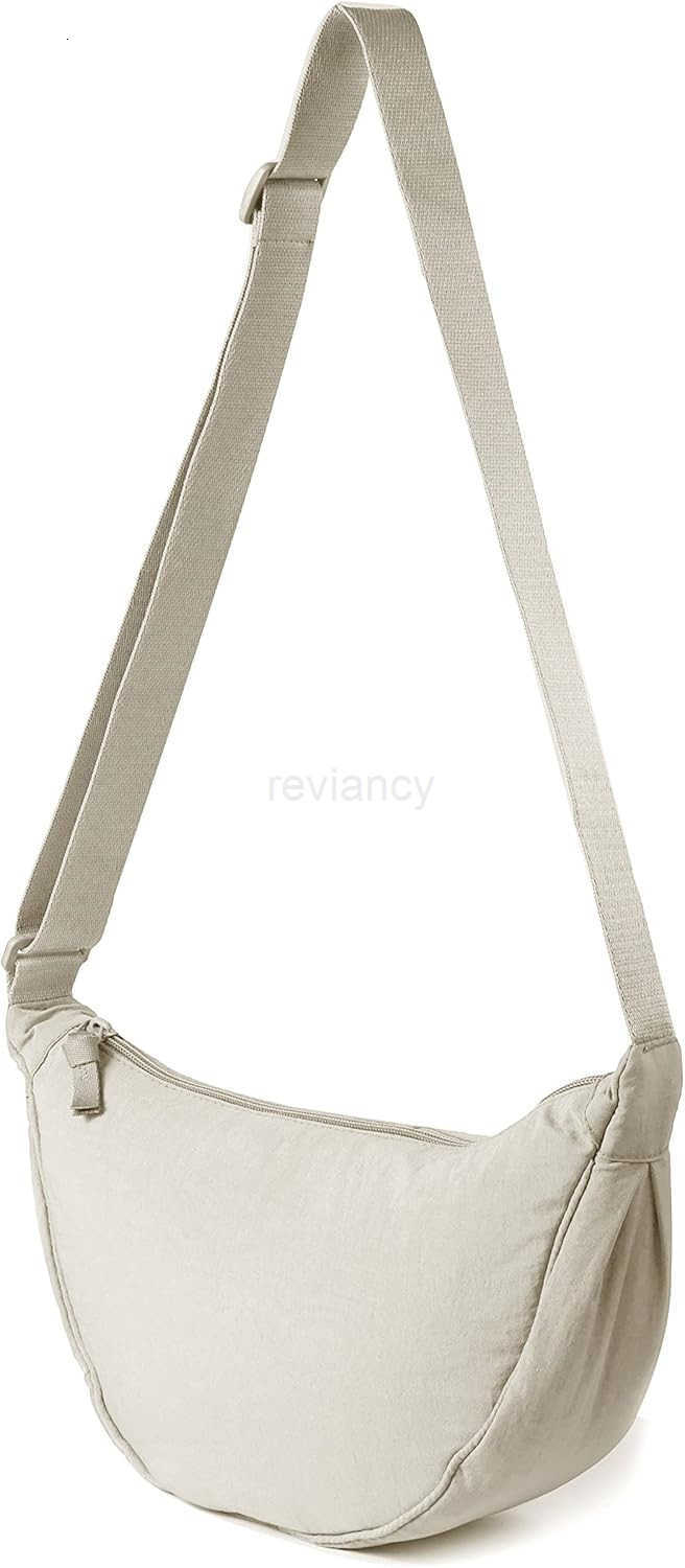 Crescent Crossbody Bag for Women Men Fanny Pack Crossbody Bag Dumpling Lightweight Travel Sling BagW250911