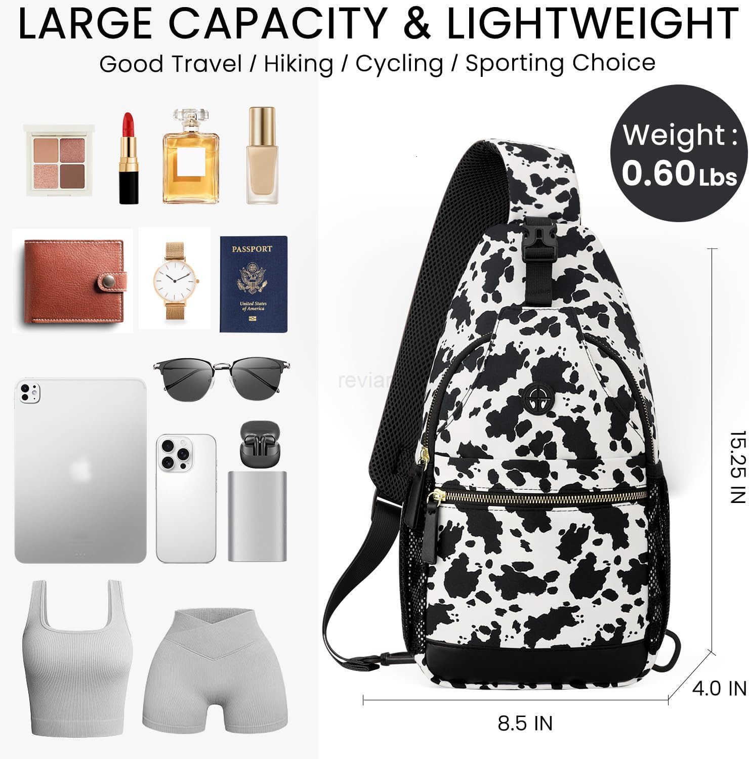Small Crossbody Purses Bags for Women Men Travel Chest Sling Bag Women Casual Cross Body Bag for Woman Sling BackpackW250911
