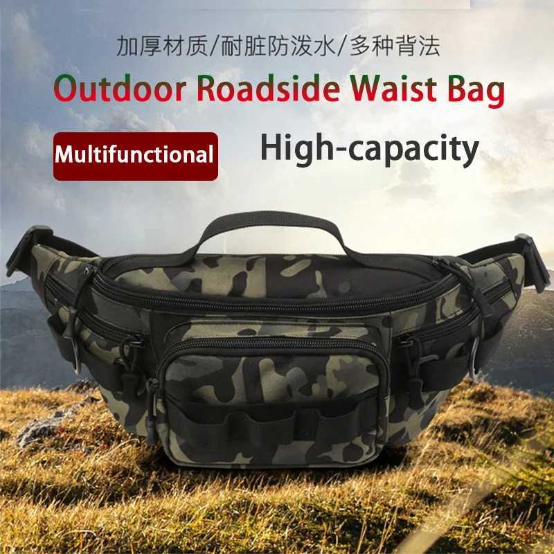 Men Waist Bag Fishing Storage Bag Travel Lightweight Antitheft Waist Pack Fishing Storage Bag Phone Pouch Hunting Camping Bag Z250911