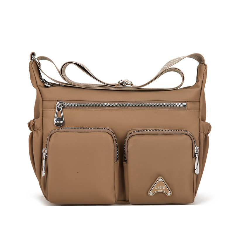 Commuting Large Capacity Crossbody Bag Designer Bag Simple Solid Luxury Free Shipping Bag Versatile Shoulder Bag Multi Pocket Casual Travel Middle Age