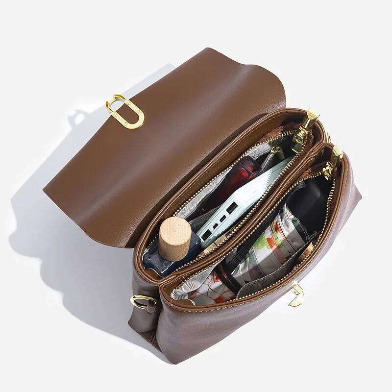 Women's Fashion Crossbody Bag 2024 New PU Leather Designer Adjustable Shoulder Strap Messenger Bags for Women