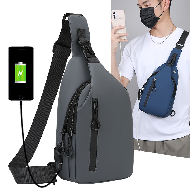 Men S Chest Bag Multi Layer Storage Free Shipping Outdoor Sports Cycling Bag Portable Designer Bag Luxury Bag Commuting Versatile Crossbody Shoulder B