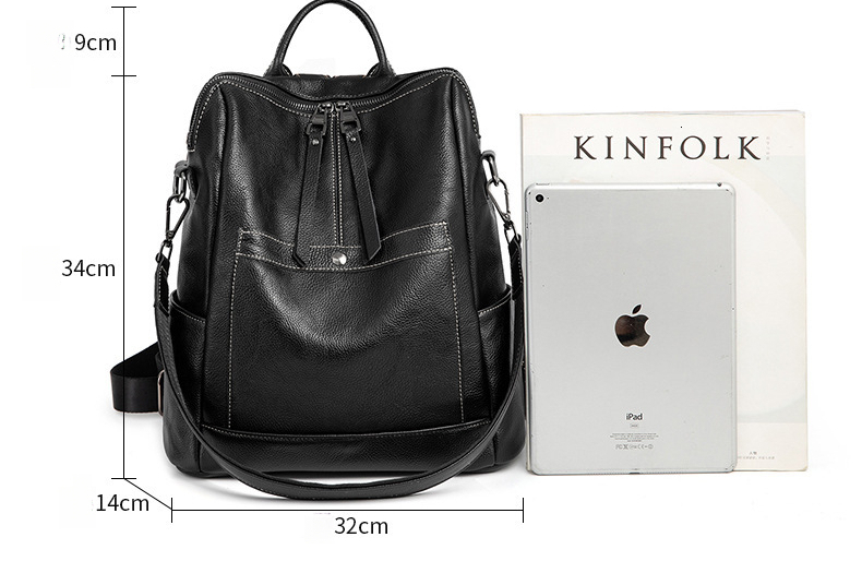 Free Shipping Designer Bag Cowhide Backpack For Women 2025 Luxury Bag New Fashion High-end Backpack Casual Versatile Large Capacity Genuine Leather Sc