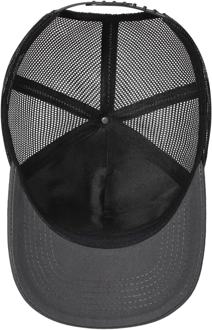 American Flag Trucker Hat Snapback Hat, Baseball Cap Men Women Breathable Mesh Side, Adjustable Fit for Casual Wear