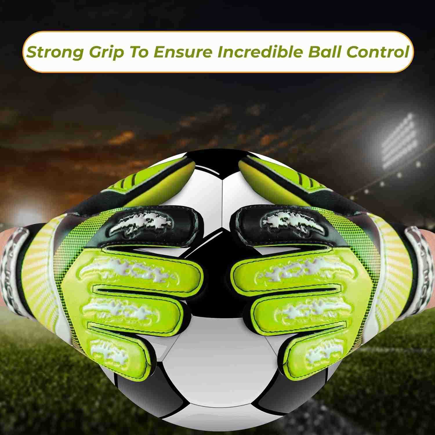 Goalie Gloves for Kids Youth Junior Boys 4mm Anti Slip Strong Grips Palm Football Goalkeeper GlovesW250911