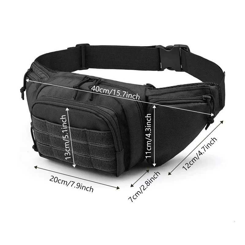 Tactical Waist Bag Chest Packet Training Hiking Shooting Hunting Outdoor Storage MultiFunction Bag Airsoft Paintball Combat Z250911